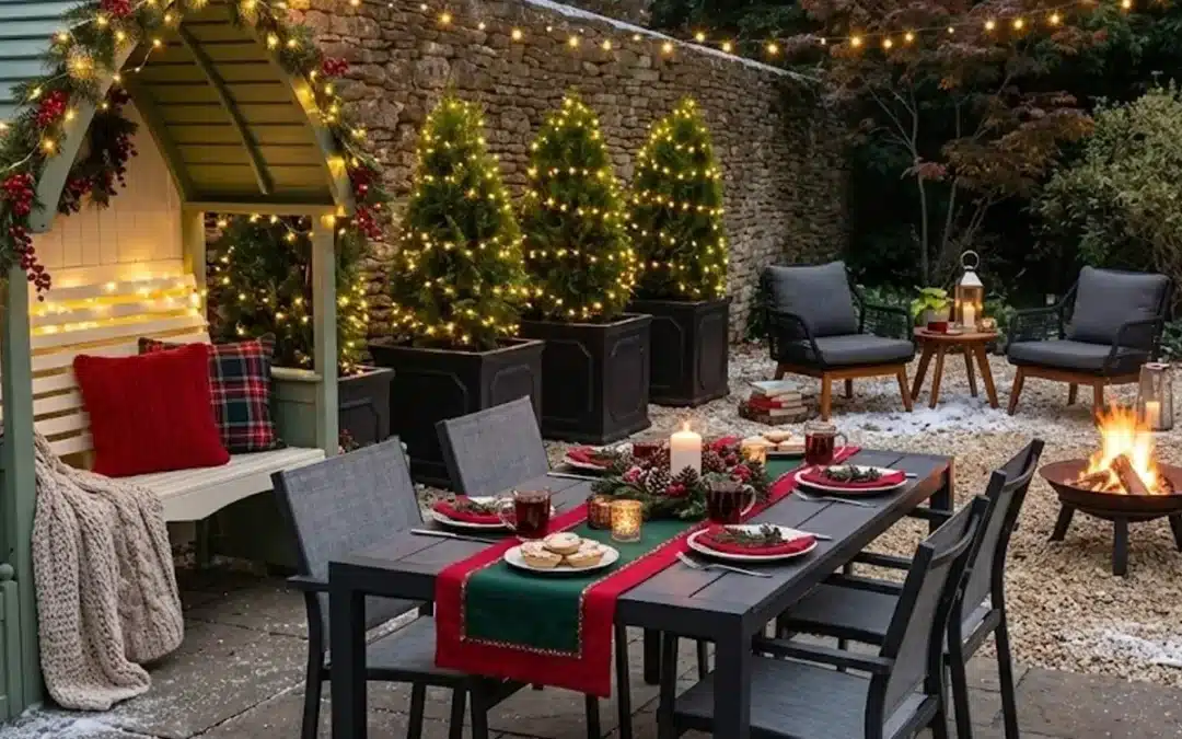 Create a Cosy Outdoor Space for Christmas Gatherings